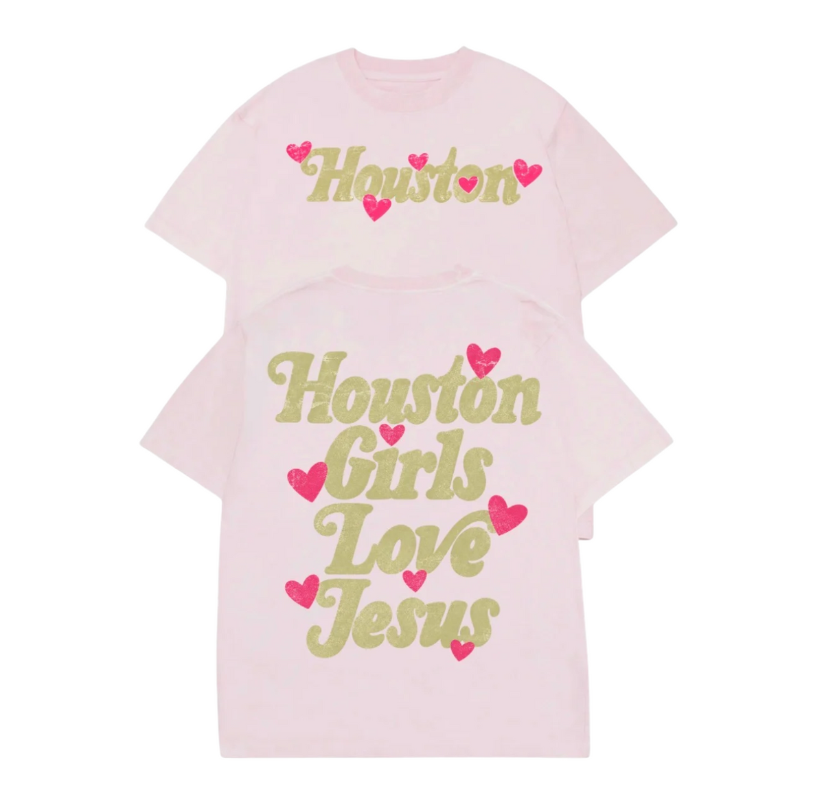 Pink Houston Girls Loves Jesus
