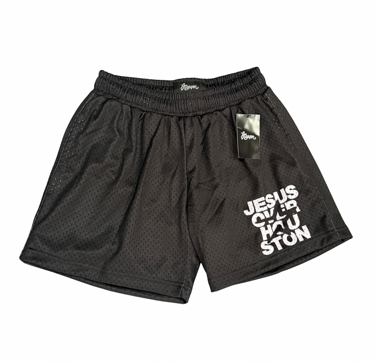 Black Jesus Over Houston Shorts